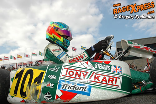 Tony Kart rijder Will Stevens